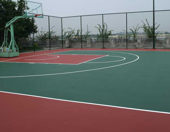 環(huán)保水性硅PU籃球場